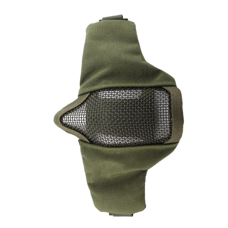V10 Half Face Steel Mesh Breathable Protective Face Guard Competition