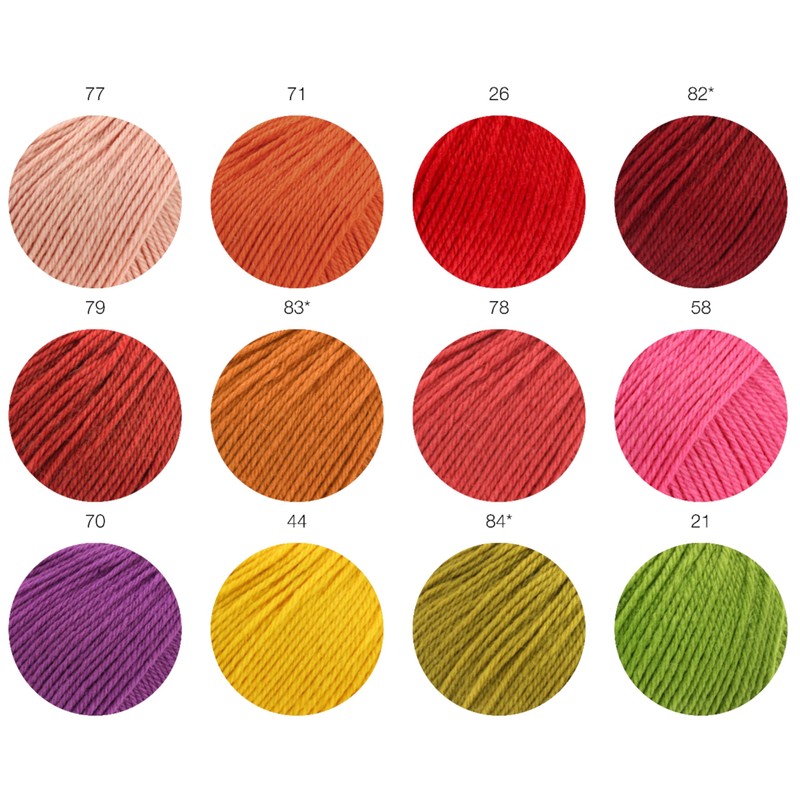 LANA GROSSA Merino Uno, Classic Merino Wool with Superwash Treatment,