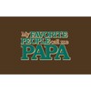 CafePress My Favorite People Call Me Papa Oval Car Bumper