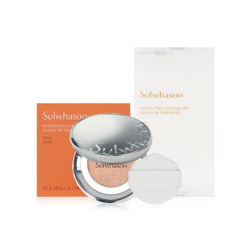 Sulwhasoo Perfecting Cushion Airy (main product + refill) Cushion Compact