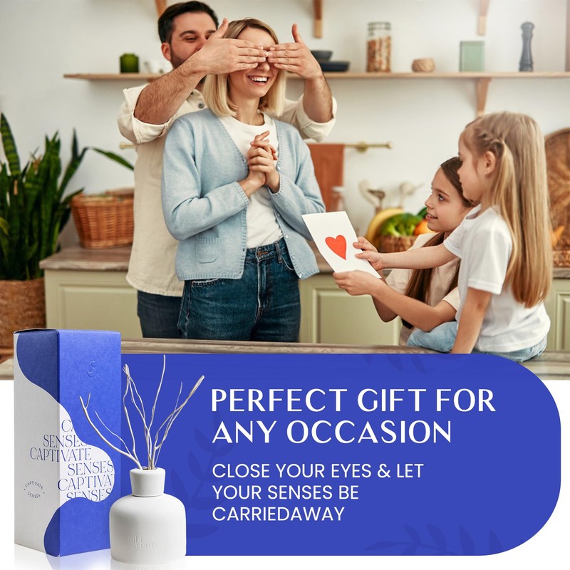 Gibi Reed Diffusers for Home - 5.2 oz (150 mL)