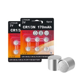 JOXIYECLTL DL1/3N CR1/3N 3V Lithium Battery for Laser Sights Camera Pet Electronic Collars（12 Pack）