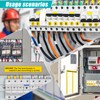 14 Sheets Breaker Panel Labels, 10 Electrical Box Catalog Labels