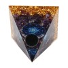 Crystal Pyramid Exquisite Beautiful Pyramid Power Stone Ornament for Desks