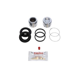 Bigg Red - Rear Brake Caliper Repair Seal Kit and Pistons - Compatible with 300, 280 SL, 230 Saloon, S Class, 240 D Saloon, Spider, Monza, Vauxhall Senator Royale