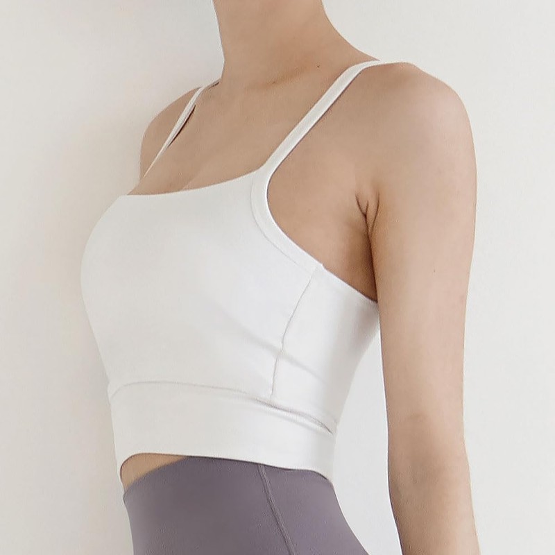 Generic Pilates Phenomi Bra Top Stylish Cropped Sports Bra with