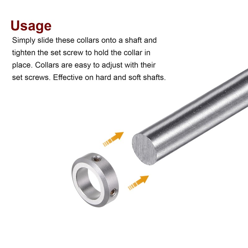 QUARKZMAN Set of 4 Adjusting Rings Shaft 20 mm Bore