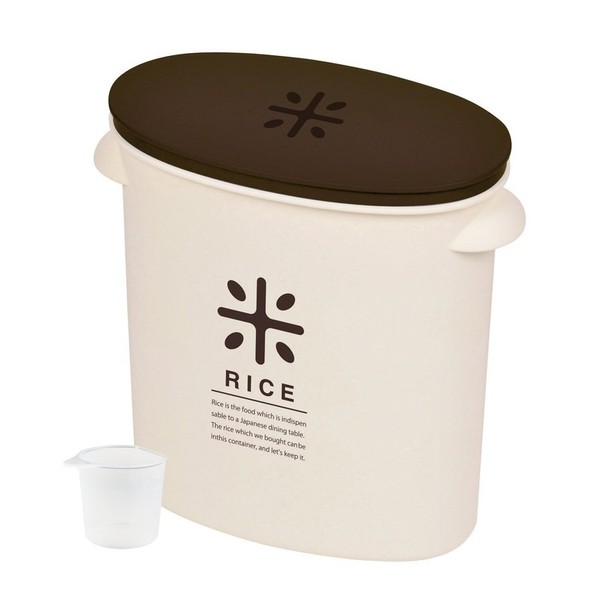 Pearl Metal RICE HB-2168 Rice Bottle, 11.0 lbs (5 kg),