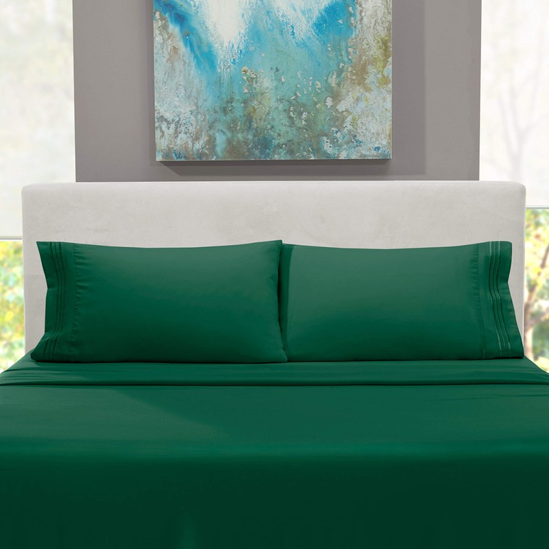 Hearth & Harbor Cal King Size Sheets - 4 Piece