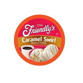 Friendly's Caramel Flavored Coffee Pods for Keurig K Cup Brewers, Caramel Swirl, 40 Count