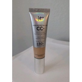 IT Cosmetics Your Skin But Better CC Full Coverage Cream Tan, 1.08oz New AS PIC