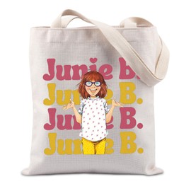 Book Tote Bag Book Lover Gift First Grade Teacher Gift Teacher Library Book Club Gift (JunieB. Tote EU)