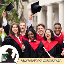 Graduation Gifts for Her Him 2024 Graduation Presents for Daughter Son Graduation Photo Frame Wood Grad Picture Frame You Did It Gifts for High College Kindergarten Graduates Graduation Decorations