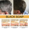 Barra de champú oscura, 3 piezas para revertir las canas,