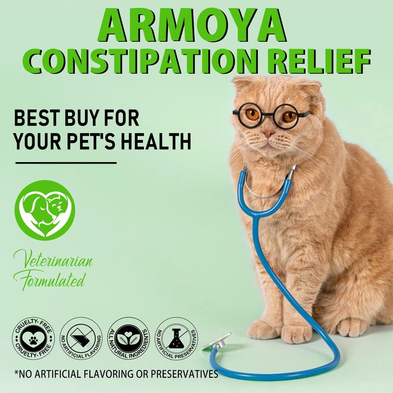Cat Constipation Relief, Cat Laxative, Constipation Relief for Cat, Cat