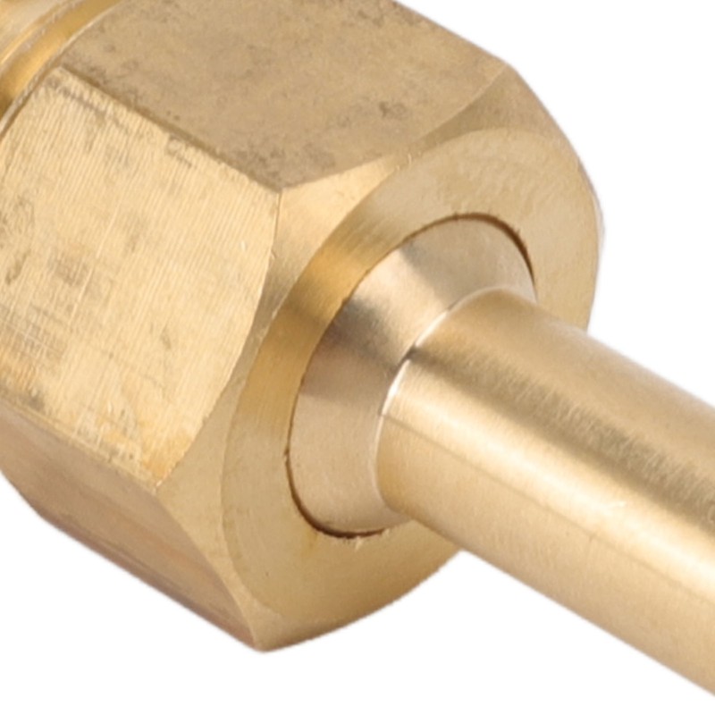 4 PCS Water Fountain Nozzles Pure Copper Large Hexagonal Direct