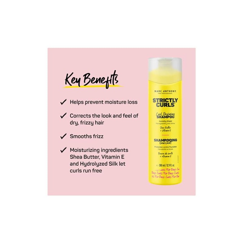 Marc Anthony Strictly curls shampoo y acondicionador 380ml 2pack por