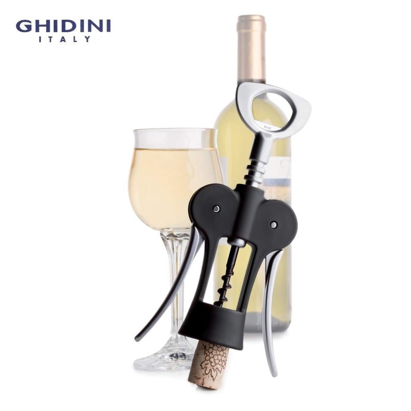 DELUX Wine Opener Wings Screw On Black