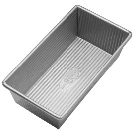 Usa Pan Nonstick Standard Bread Loaf Pan, 1 Pound, Aluminized Steel