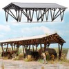 Busch 1418 Farm Equipment Shelter HO Structure Scale Model Structure