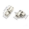 Befenybay 2 Pcs 10mm to 10mm Universal Joint Shaft Coupling