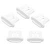 Hohopeti 5pcs Upper Rack Slide End Cap Dishwasher Accessory Stop