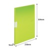 Kokuyo file clear. Book Motte A4 20 Pocket Yellow Green