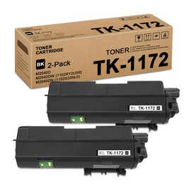 LOVPAIN TK1172 TK-1172 Black Toner Cartridge: 2-Pack TK1172 Toner Cartridge (7500 Pages/Pack) Replacement for Kyocera TK-1172 for ECOSYS M2040dn / M2540dw / M2640idw Printers, (1T02Y80UX0)