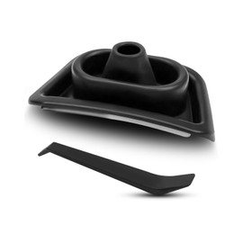 ULZOZN - Funda de palanca de cambio de cambios para RAM 1500 2011-2013 2500 3500 2011-2018 Reemplaza 68400287AA - Sello de palanca de palanca de cambio, color negro