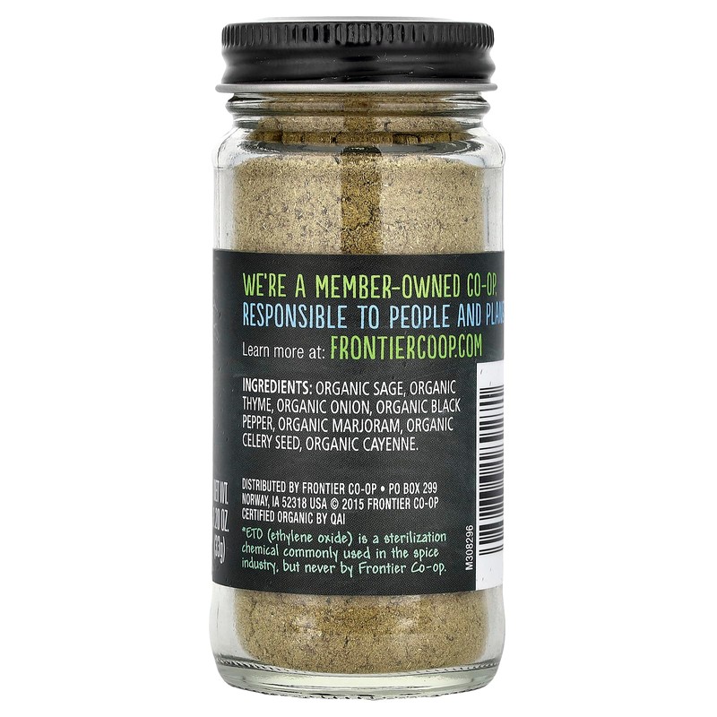 FRONTIER Organic Poultry Seasoning, 1.2 OZ