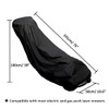 Lawn Mower Cover, Black, 191 x 50 x 100 cm,