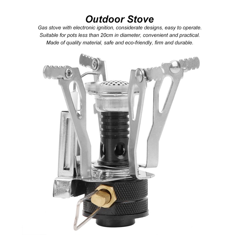 Outdoor Camping Gas Stove Mini Portable Hiking Picnic Gas Stove
