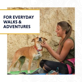 Ruffwear Seil-Halsband für Hunde, Große bis sehr große Hunderassen, Größenverstellbar, Reflektorstreifen, Größe: L (51-66 cm), Hellblau (Blue Atoll), Knot-a-Collar, 25602-4092026