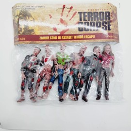 Terror Corpse Action Figure Pack  Zombie Realistic Movable Joints New Sealed