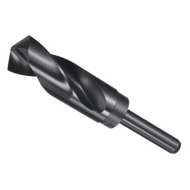 METALLIXITY Drill Bit (30mm), 1/2" Reduced Shank Round M2 High Speed Steel Bits 135-Degree Point Angle for Drilling Metal and Steel DIY Projects Nitriding Black