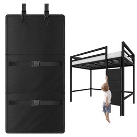 SUNOYA Bunk Bed Ladder Cover, Bunk Bed Ladder, Ladder Protection, Adjustable with Secure Buckles, Prevent Children from Climbing on Ladders, 78 x 37 cm