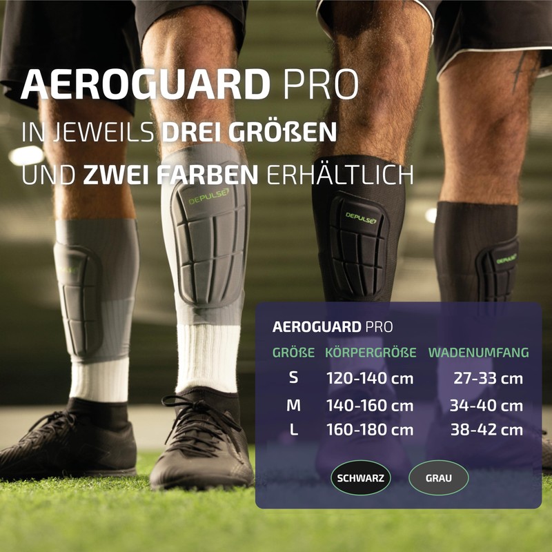 DEPULSE AeroGuard Pro Light Shin Pads - Men, Women, Kids