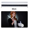 Set of 2 Scale Ruler: 30 cm Length Triangular Scale