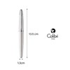 Colibri Equinox Rollerball Pen - Brushed Steel and Chrome Accents