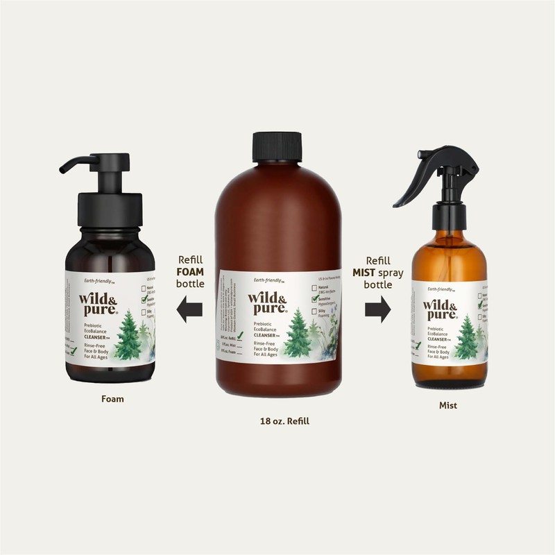 Wild & Pure EWG Verified All Natural, Plant-Based EcoBalance™ Cleanser