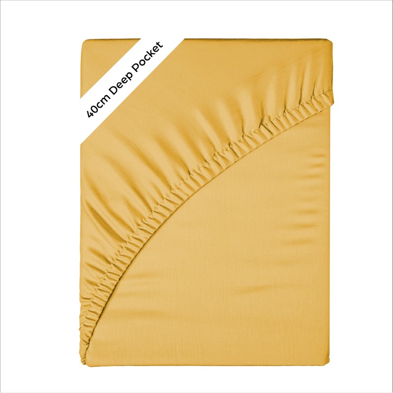 Funky Gadgets King Size Fitted Sheets Extra Deep Pocket (40cm)