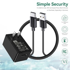 USB-C Charger for Portable Aerator, FITE ON Type-C Power Adapter Compatible with Engel Coolers ENG-AP ENG-AP3 ENG-AP4 Portable Live Bait Aerator Pump & Bubbler