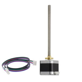 Iverntech NEMA 17 Stepper Motor with Integrated 150mm T8 Lead Screw for RepRap Prusa i3 3D Printers Z Axis or CNC Machine