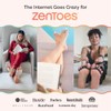 ZenToes Achilles Tendon Heel Protector Compression Padded Sleeve Socks for
