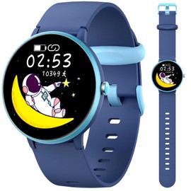 JOYELE Kids Smart Watch Boy Girl, Kids Watch Waterproof with 19 Sport Modes, Pedometer, Sleep Monitor, Kids Watch for Girls Boys 6-16 Birthday Gifts Toy Gift (Blue)