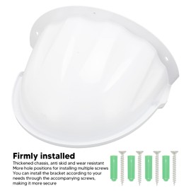 Universal Security Camera Sun Rain Cover Shield, Outdoor Security Camera Protective Cover, ABS Shield for Hemispherical and Ball Head Surveillance Cameras (White)