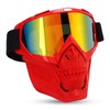 Riding Goggles, Motorcycle Skull Goggle Face Cover Off Road Cycling