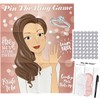 TYHJOY Pin the Ring on the Bride Game, 40 invitados