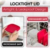 Replacement Lids for Rubbermaid Food Storage Containers - Fits 1/2-Cup