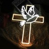 Cross Neon Sign Dimmable Led Easter Cross Neon Light For